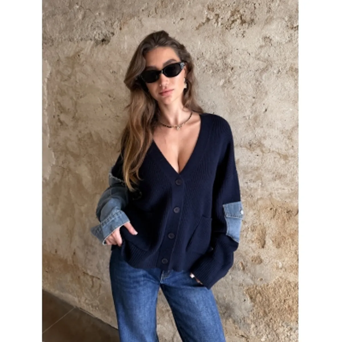 DENIM KNIT
