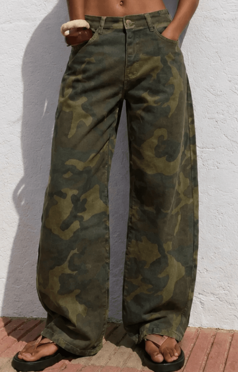 CAMO BARRELL JEANS