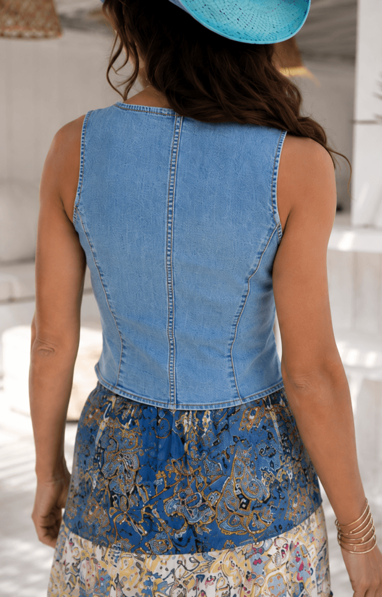 RIHANNA DENIM VEST