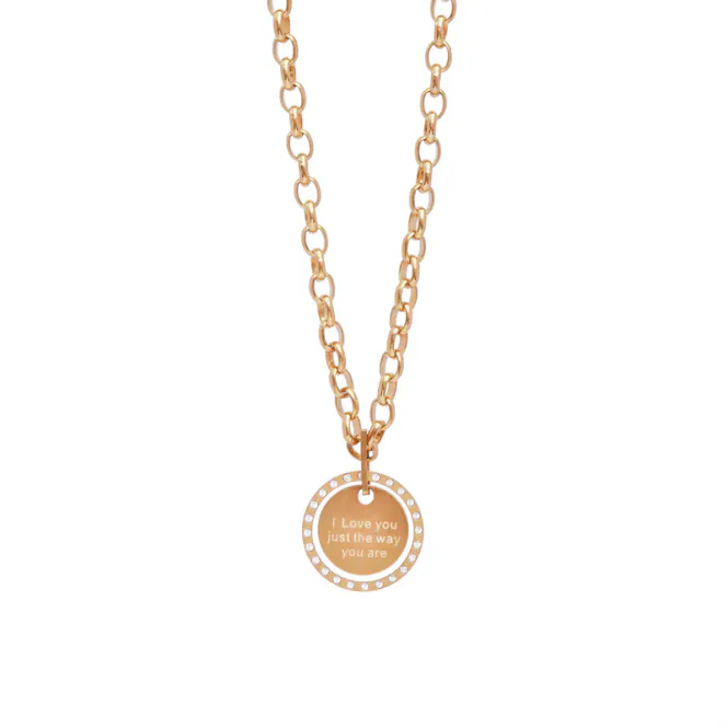 Hovedbilde I LOVE YOU NECKLACE