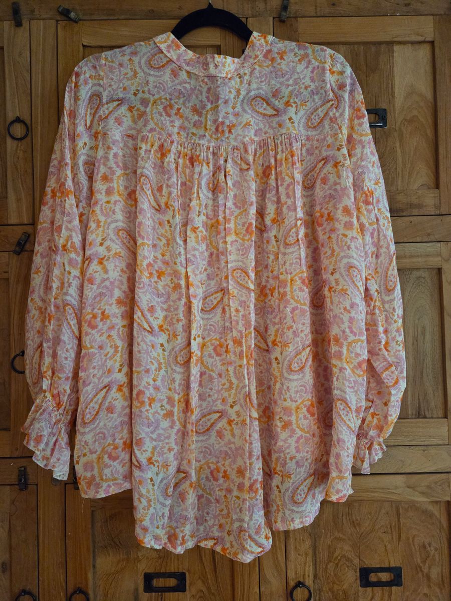 SUSANNE BLOUSE PAISLEY PINK